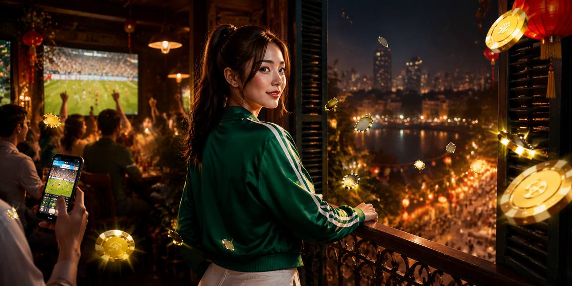 Người mẫu Việt Nam theo dõi cá cược thể thao bóng đá