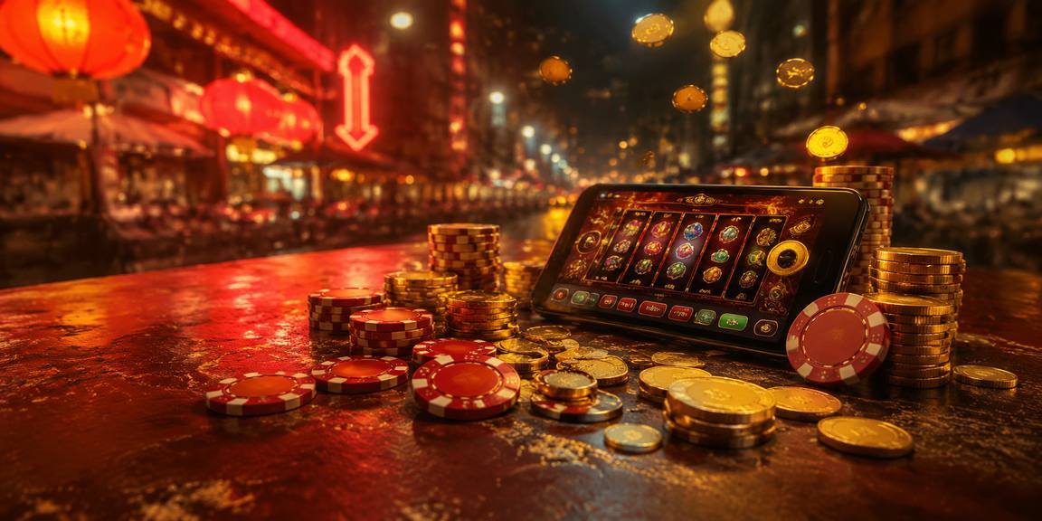 Màn hình game slot neon rực rỡ tại Việt Nam